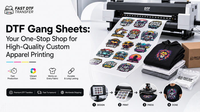 DTF Gang Sheets: Your One-Stop Shop for High-Quality Custom Apparel Printing