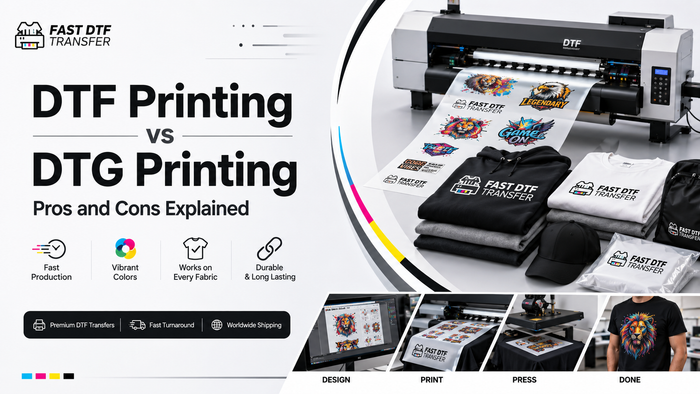 DTF Printing vs DTG Printing: Pros and Cons Explained