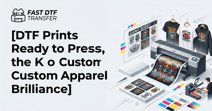 DTF Prints Ready to Press, the Key to Custom Apparel Brilliance