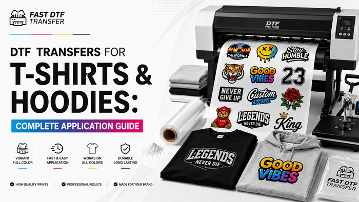 DTF Transfers for T-Shirts and Hoodies: Complete Application Guide