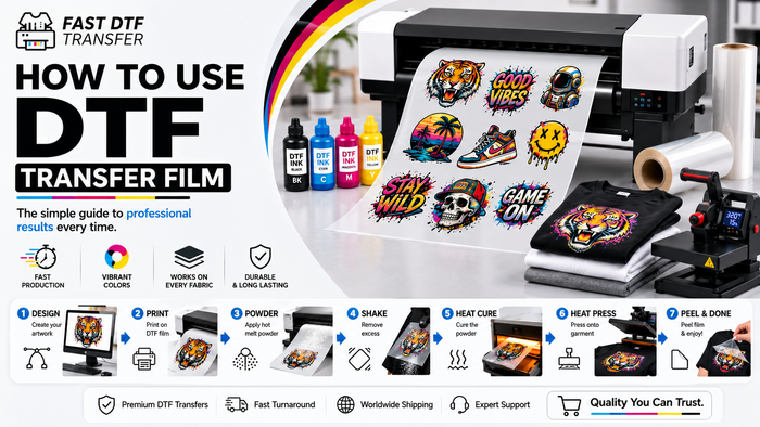 How to Use DTF Transfer Film