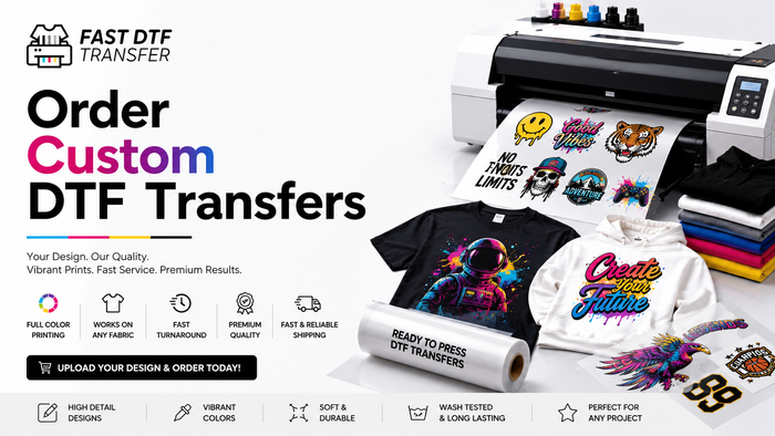 Order Custom DTF Transfers