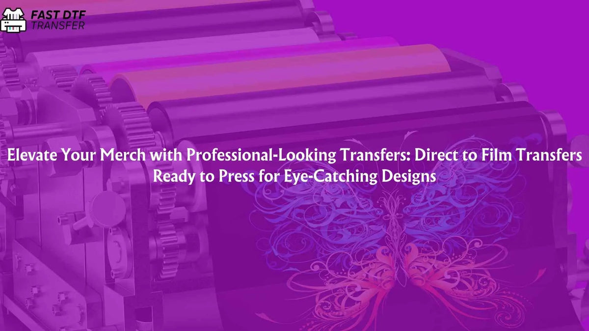 Direct to Film Transfers Ready to Press for Eye-Catching Designs