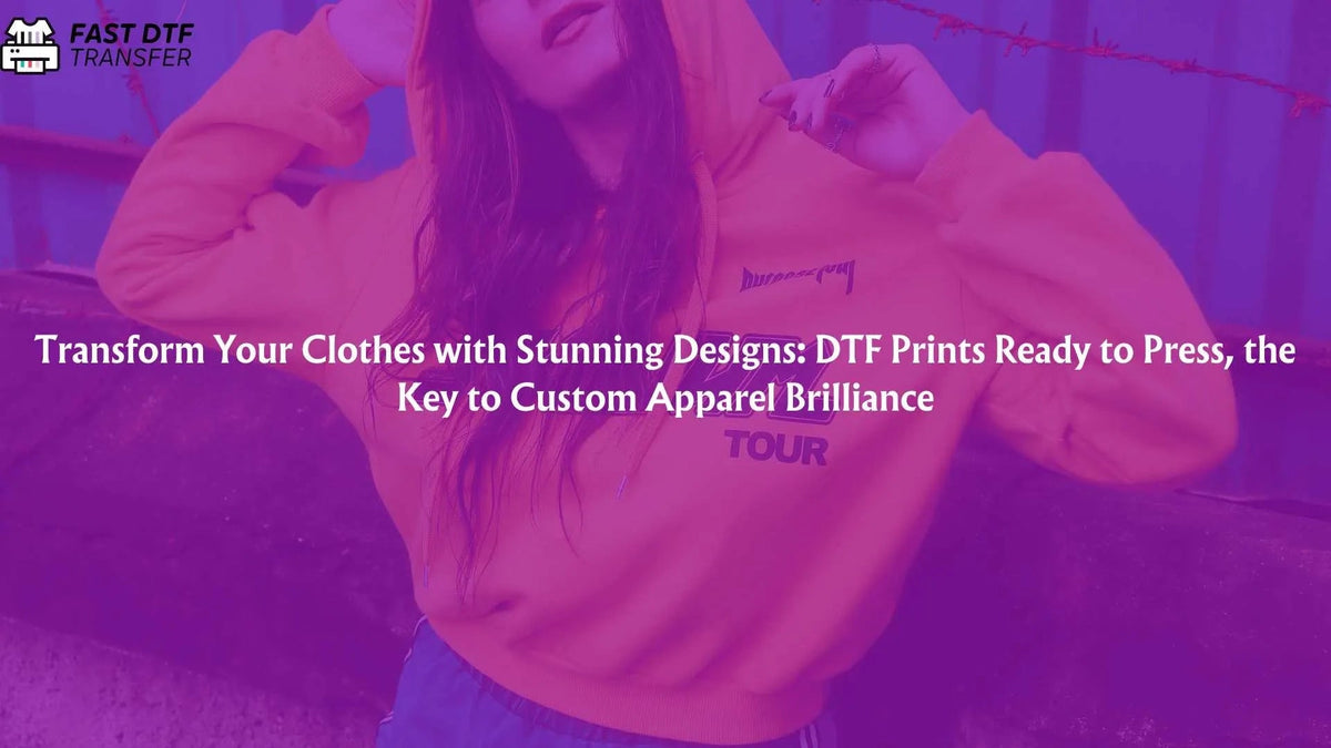 Transform Your Clothes with Stunning Designs: DTF Prints Ready to Press