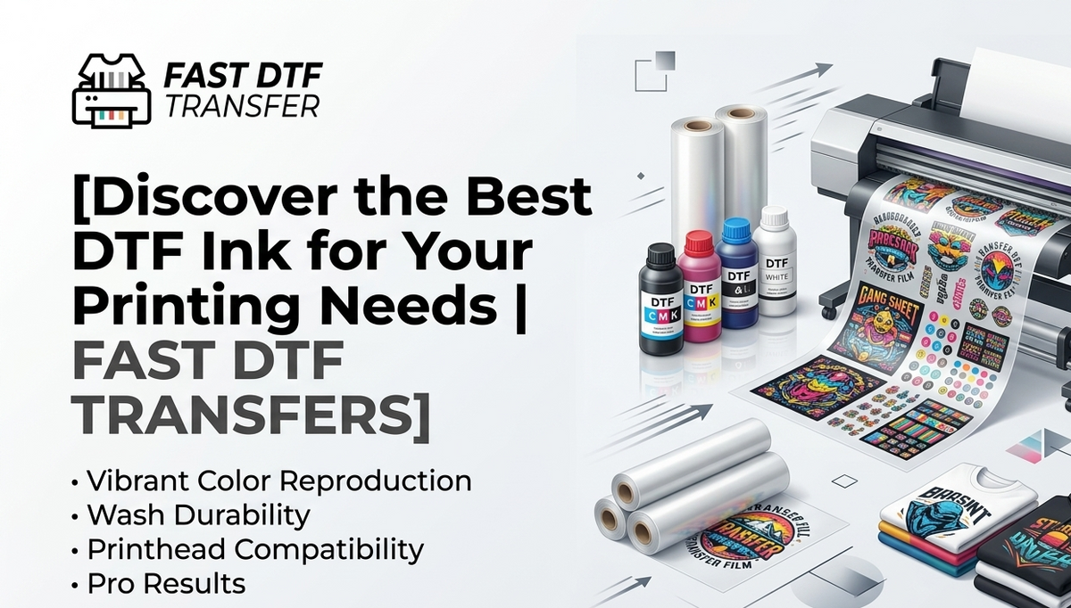 Discover the Best DTF Ink for Your Printing Needs | FAST DTF TRANSFERS