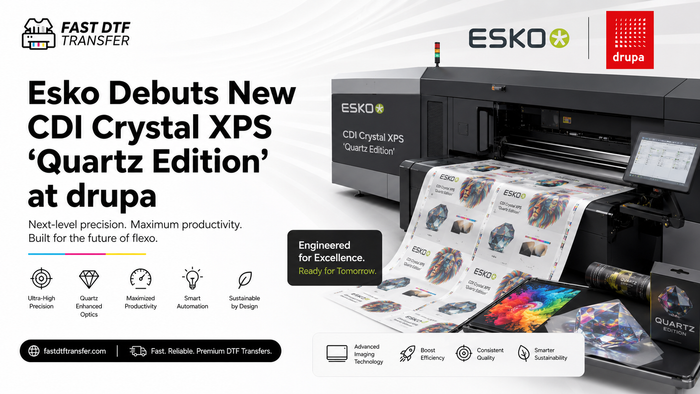 Esko Debuts New CDI Crystal XPS ‘Quartz Edition’ at drupa