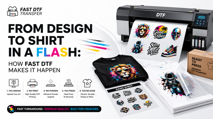From Design to Shirt in a Flash: How Fast DTF Makes It Happen