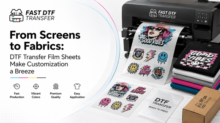 From Screens to Fabrics: DTF Transfer Film Sheets Make Customization a Breeze