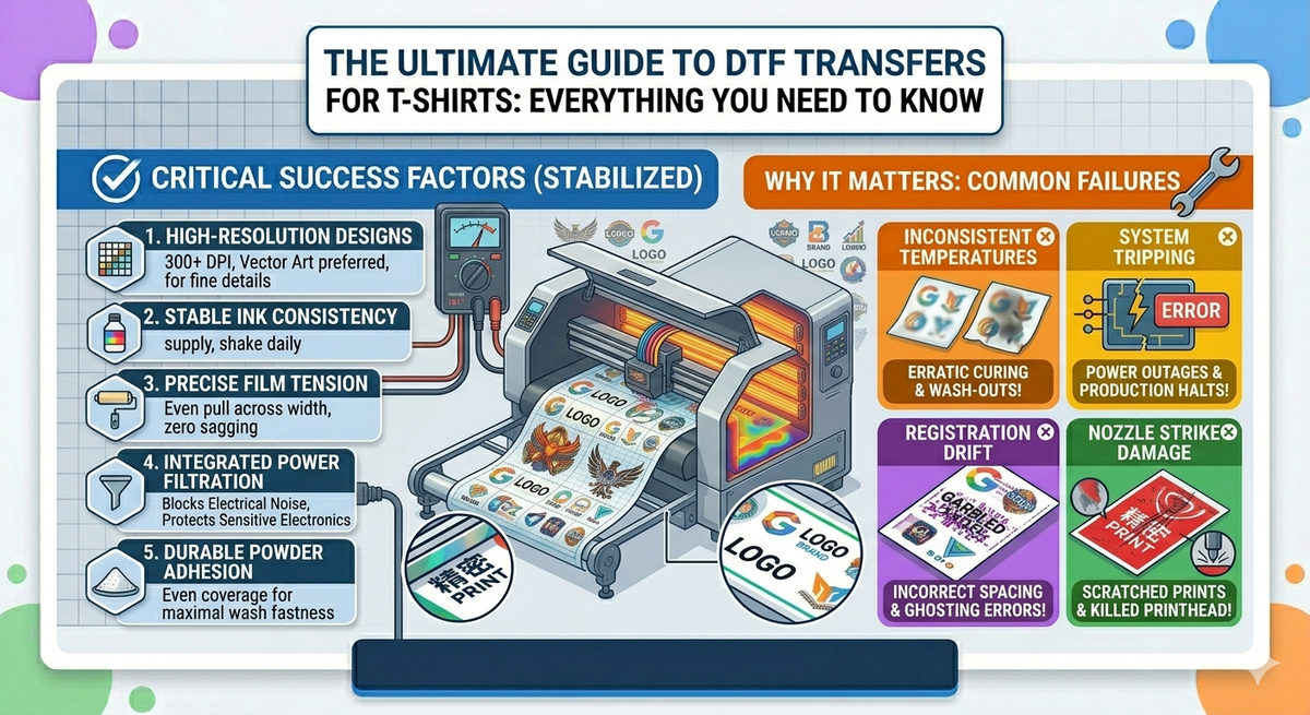 The Ultimate Guide to DTF Transfers for T-shirts: Everything You Need to Know