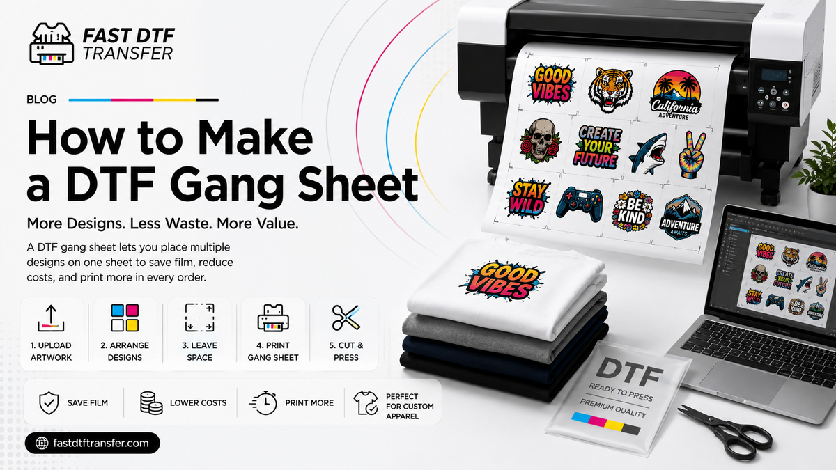 How to Make a DTF Gang Sheet
