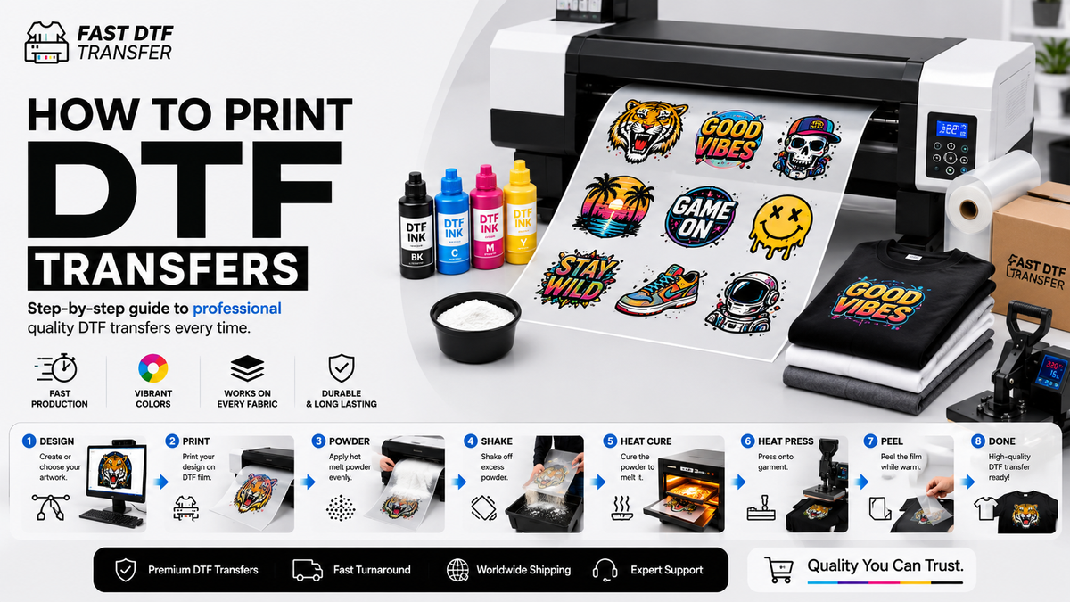 How to Print DTF Transfers