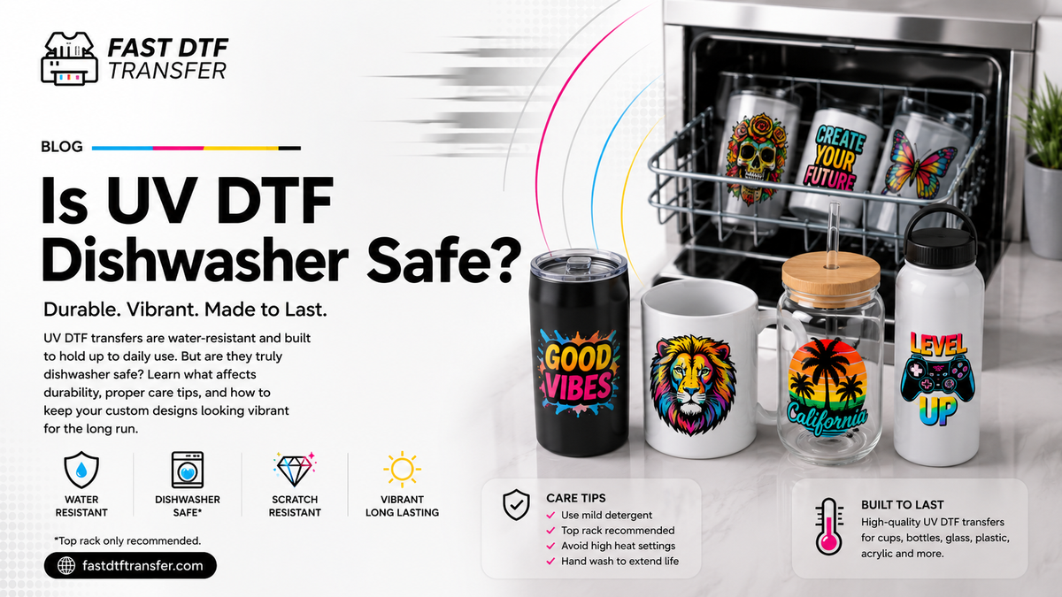 Is UV DTF Dishwasher Safe