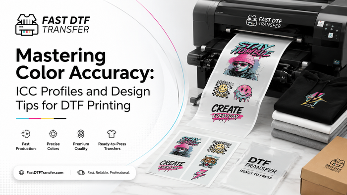 Mastering Color Accuracy: ICC Profiles and Design Tips for DTF Printing
