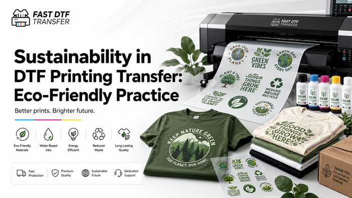 Sustainability in DTF Printing Transfer: Eco-Friendly Practice