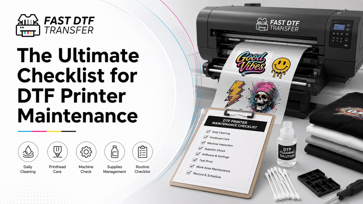 The Ultimate Checklist for DTF Printer Maintenance