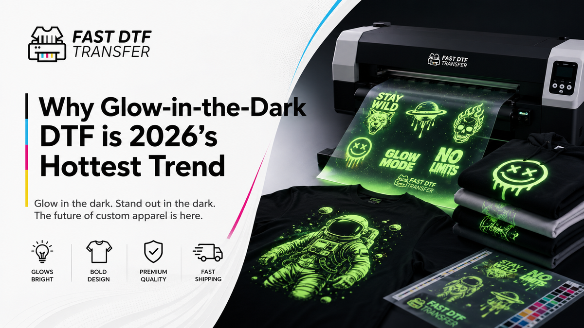 Light Up the Night: Why Glow-in-the-Dark DTF is 2026’s Hottest Trend