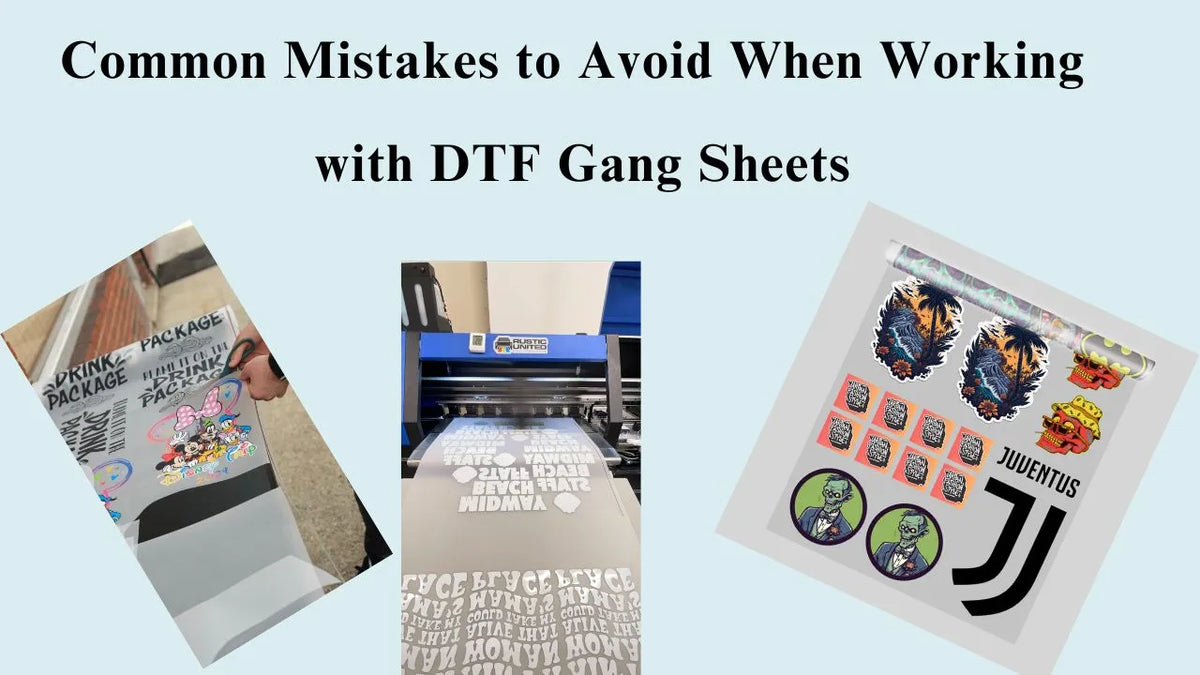 Common Mistakes to Avoid When Designing Custom DTF Gang Sheets