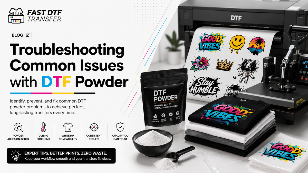 Troubleshooting Common Issues with DTF Powder