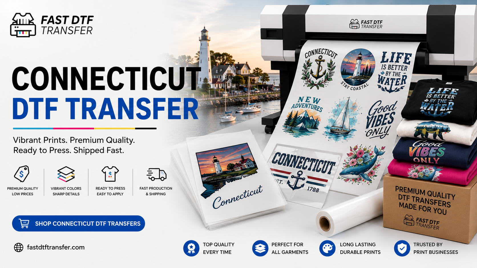 Connecticut DTF Transfer